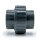 Baumaxxe PVC Fitting Verschraubung mit Klebemuffen I 40 mm I Grau I Innengewinde I PVC Verschraubung I bm_362