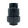 Baumaxxe PVC Rückschlagventil 50 mm federbelastet I 1 1/2 Zoll PN16 I mit Verschraubung zum Öffnen und Reinigen I für Pool Verrohrung Druck und Saugleitung | bm281