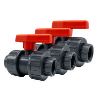 3x PVC-Kugelhahn mit Innengewinde I 1" x 1" I...