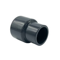 2x PVC Reduziermuffe I 63/50mm x 40mm I Reduktion I...