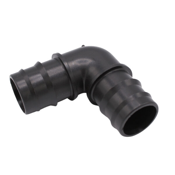 3x PP Winkel 90° Schlauchtüllen-Anschluss I 32 mm I für Pool und Garten I bm202