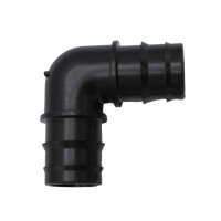 3x PP Winkel 90° Schlauchtüllen-Anschluss I 32 mm I für Pool und Garten I bm202