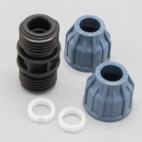 3x PP Kupplung I Durchgangsmuffe l 16 mm I Klemmverbinder...