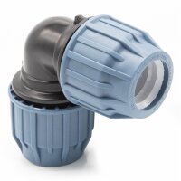 2x PP Kupplung I 90° Winkel 32 mm I Klemmverbinder...
