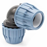 2x PP Kupplung I 90° Winkel 50 mm I Klemmverbinder...