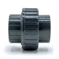 3x Baumaxxe PVC Fitting Verschraubung mit Klebemuffen I...