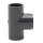 PVC-Muffe T-Stück 90° I 25mm I 3/4 Zoll I Klebemuffe I PVC-Rohrmuffe mit 2-Anschlüssen I Rohr-Verbindungsstück PVC-Fitting I bm068