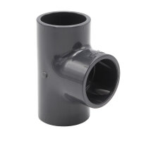Baumaxxe PVC-U T-Stück 90° I 40mm I 1 1/4 Zoll I...