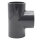 Baumaxxe PVC Rohrmuffe T-Stück 90° I 63mm I Klebemuffe I mit 2-Anschlüssen I Rohr-Verbindungsstück I bm065