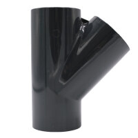 PVC T-Stück 45° Abzweigmuffe I 40 mm I für...