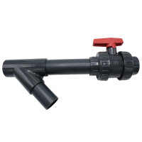 PVC T-Stück 45° Abzweigmuffe I 40 mm I für PVC-Rohre und PVC-Fittinge I bm_173