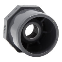 Reduzierung mit Achtkant I 50 mm x 1/2 Zoll I Klebemuffe x Innengewinde I bm_182