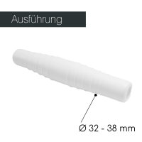 ABS Schlauchverbinder I ø 32-38 mm I Doppeltülle I Schlauchverteiler I bm_205