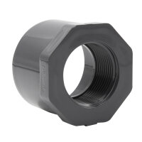 PVC Reduzierstück mit Achtkant I Klebemuffe x IG I...