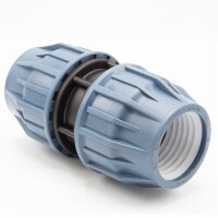 PP Kupplung I Durchgangsmuffe l 63 mm I Klemmverbinder...