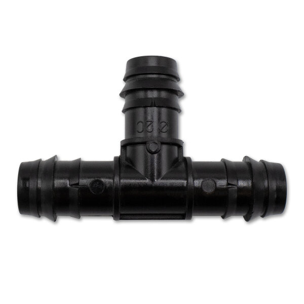 PP T-Stücke mit Tüllen-Anschluss in verschiedenen Größen 20 mm bm_322